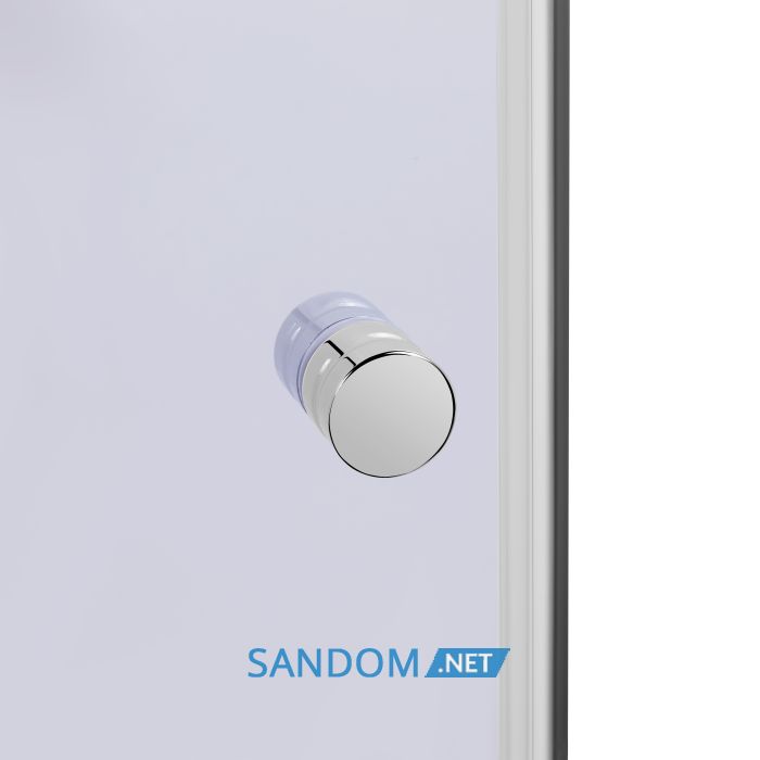 Душова кабіна Lidz Wawel SC80x80.SAT.LOW.GR з низьким піддоном, сіре скло
