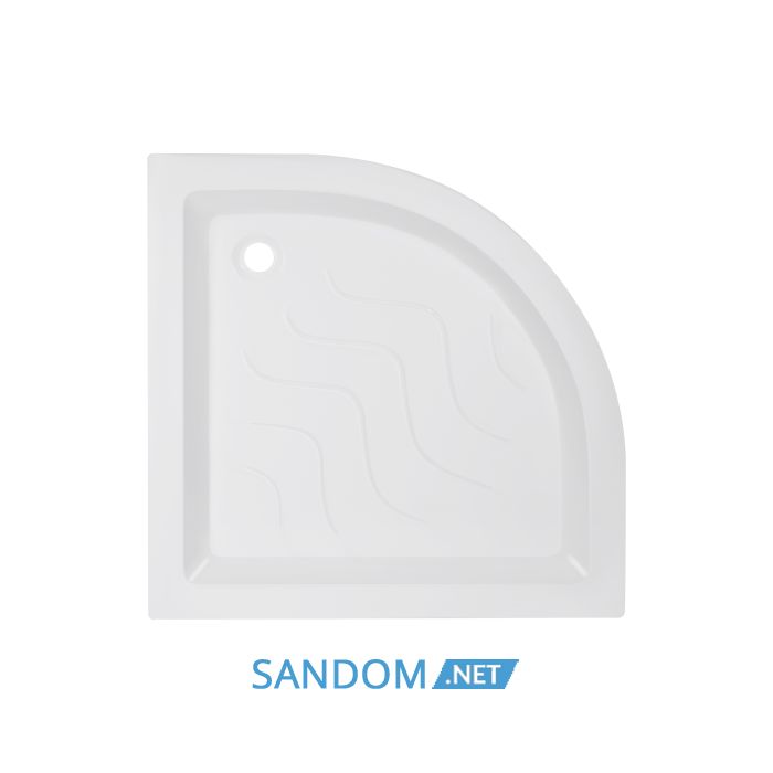 Душова кабіна Lidz Latwa SC80x80.SAT.LOW.GR з низьким піддоном, сіре скло