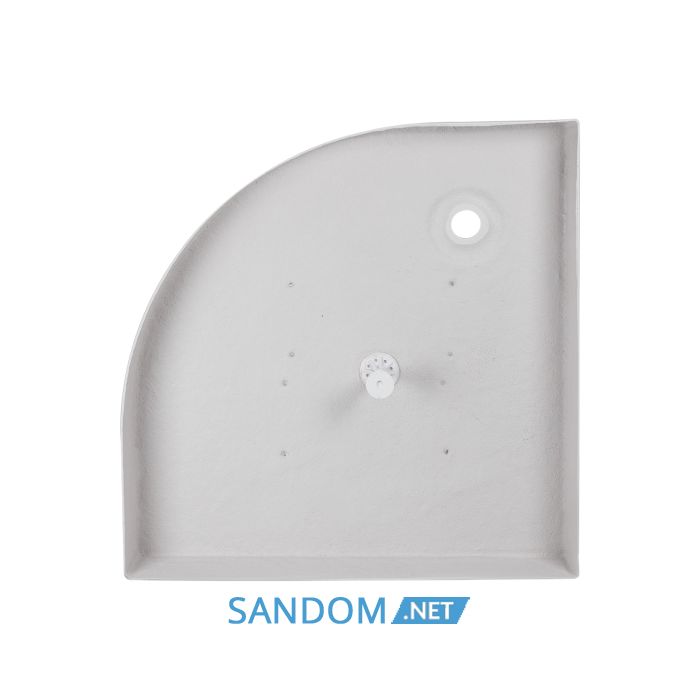 Душова кабіна Lidz Latwa SC80x80.SAT.LOW.GR з низьким піддоном, сіре скло