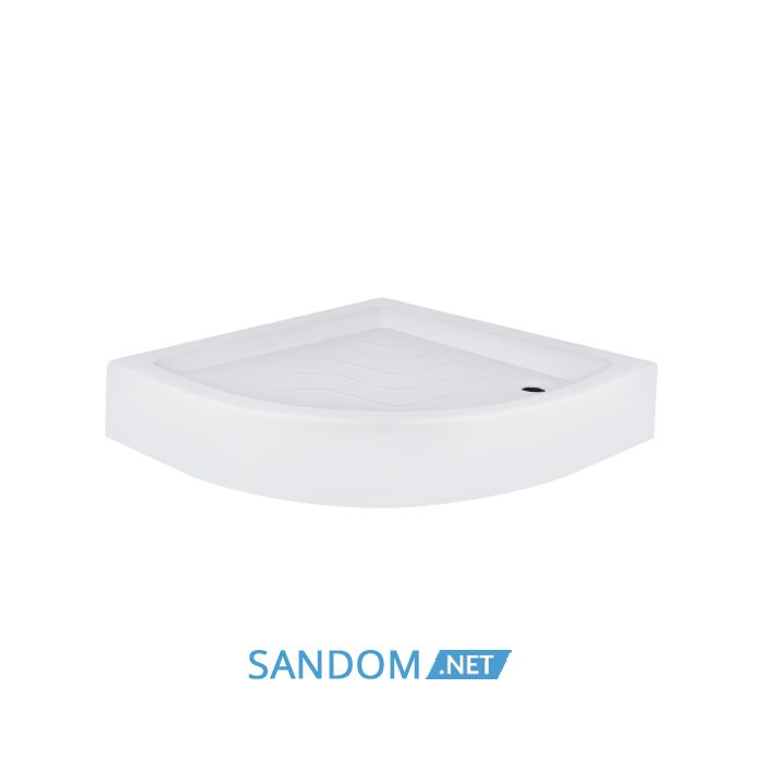 Душова кабіна Lidz Latwa SC80x80.SAT.LOW.GR з низьким піддоном, сіре скло