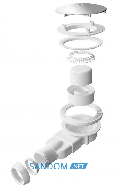 Душевой поддон Qtap Tern 100х80х12 301812C