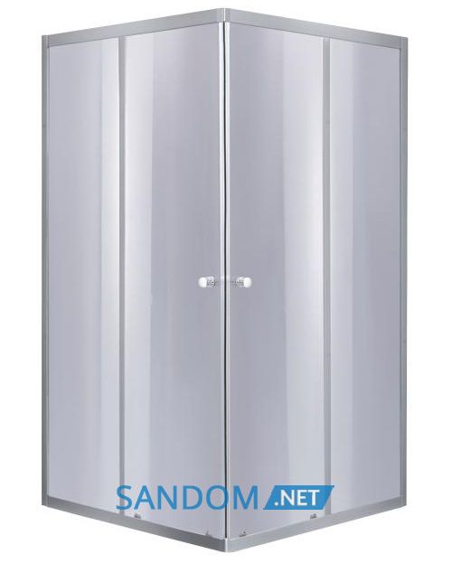 Душова кабіна Lidz Wawel SC80x80.SAT.LOW.GR без піддону, тоноване скло