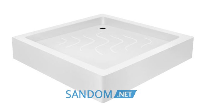 Душова кабіна Lidz Wawel SC80x80.SAT.LOW.FR з низьким піддоном, матове скло