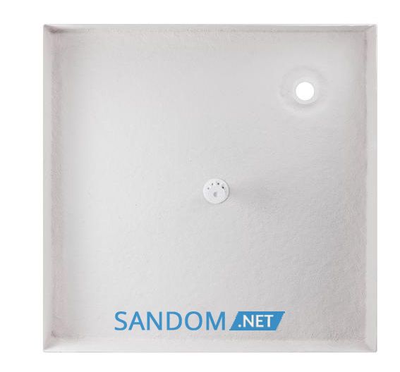 Душова кабіна Lidz Wawel SC80x80.SAT.LOW.FR з низьким піддоном, матове скло