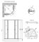 Душова кабіна Lidz Wieza SC80x80.SAT.LOW.L з низьким піддоном, скло Linie
