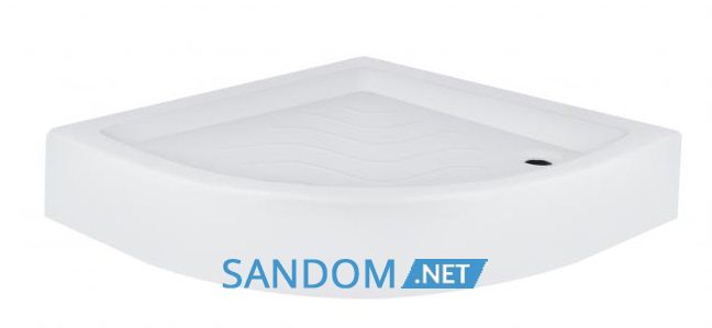 Душова кабіна Lidz Wieza SC80x80.SAT.LOW.L з низьким піддоном, скло Linie