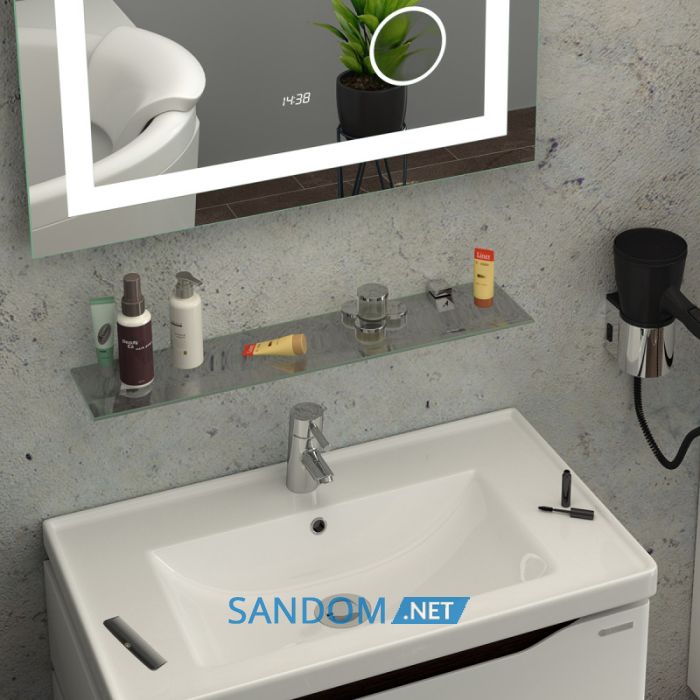 Тумба Sanwerk Alessa 70 венге с умывальником Канте