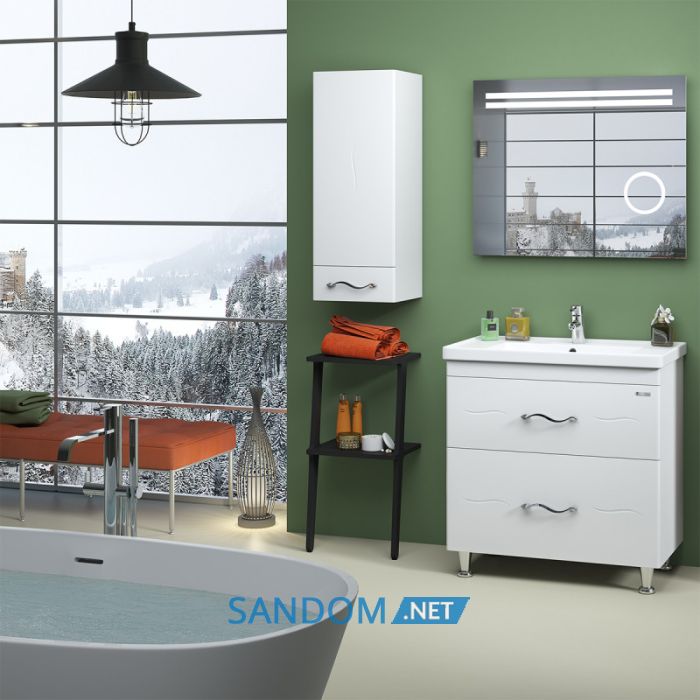 Тумба Sanwerk Миндаль з умивальником Канте 70
