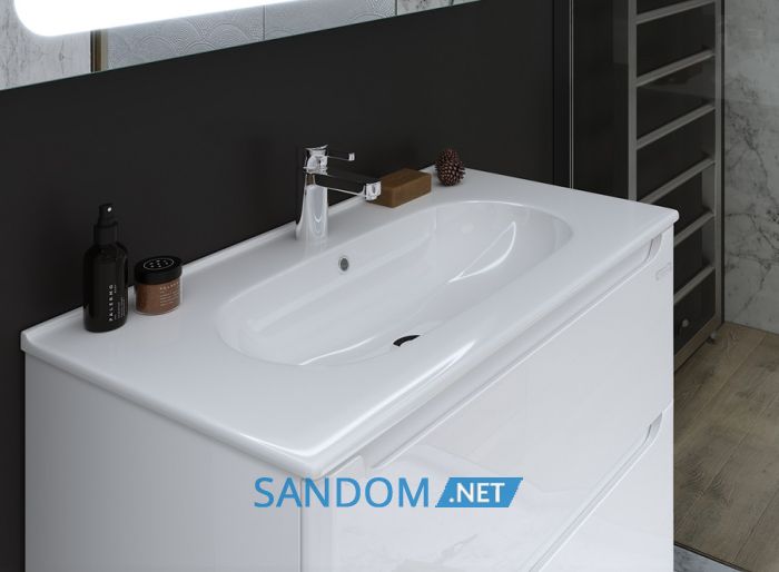 Тумба Sanwerk Vega Air з умивальником Клеа 81