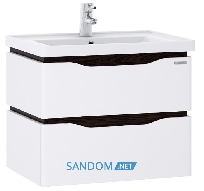 Тумба Sanwerk Alessa Air з умивальником Канте 70 венге