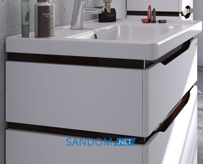 Тумба Sanwerk Alessa 70 венге с умывальником Канте