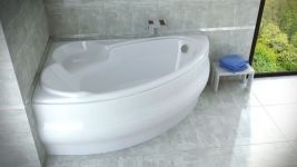 Ванна акриловая асимметричная Wenus 155x95 L
