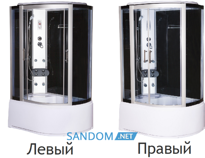 Гідробокс Vivia 167 RC 120х80х215 на глибокому піддоні