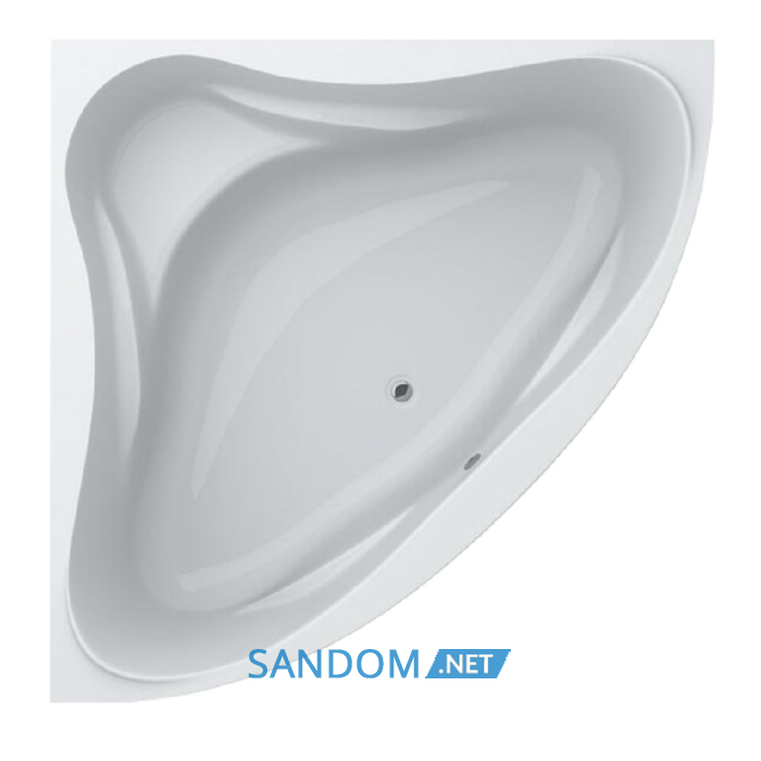 Ванна акрилова Swan Alia 150x150 з панеллю та ніжками
