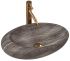Умывальник (раковина) REA ROXY A STONE D.GRAY накладной 49x31