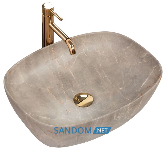 Умивальник (раковина) REA FREJA BEIGE накладний 51x39,5
