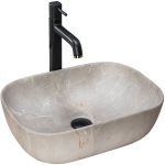 Умывальник (раковина) REA LIVIA BEIGE накладной 46,5x33,5