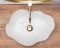 Умивальник (раковина) REA PEARL GOLD EDGE накладний 51,5x37,5