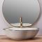 Умивальник (раковина) REA PEARL GOLD EDGE накладний 51,5x37,5