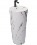 Умывальник (раковина) REA BLANKA MARBLE MATT напольный 40x40