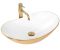 Умивальник (раковина) REA ROYAL WHITE GOLD накладний 60,5x36