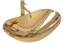 Умывальник (раковина) REA ROYAL GOLD накладной 60,5x36