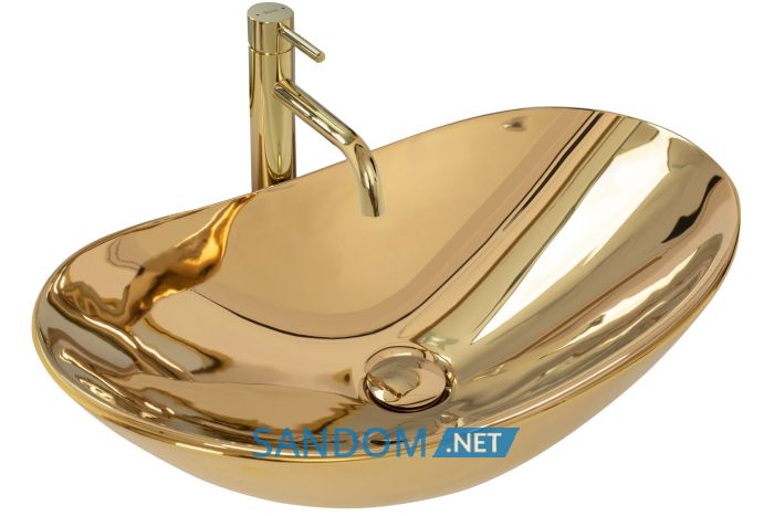 Умывальник (раковина) REA ROYAL GOLD накладной 60,5x36