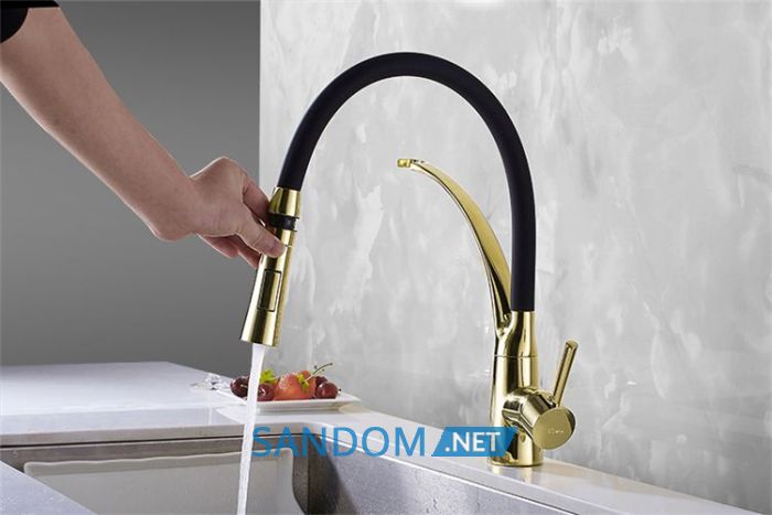Змішувач для кухні REA GASPAR BLACK GOLD REA-B1019