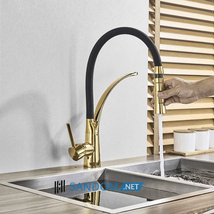 Змішувач для кухні REA GASPAR BLACK GOLD REA-B1019
