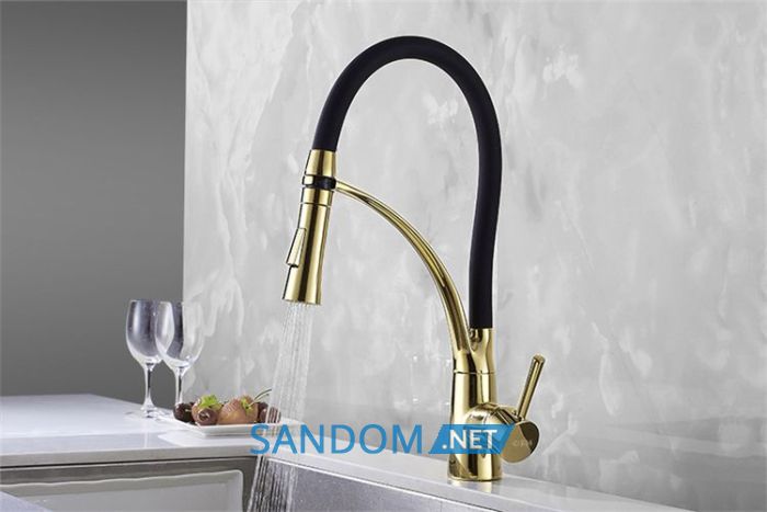 Змішувач для кухні REA GASPAR BLACK GOLD REA-B1019