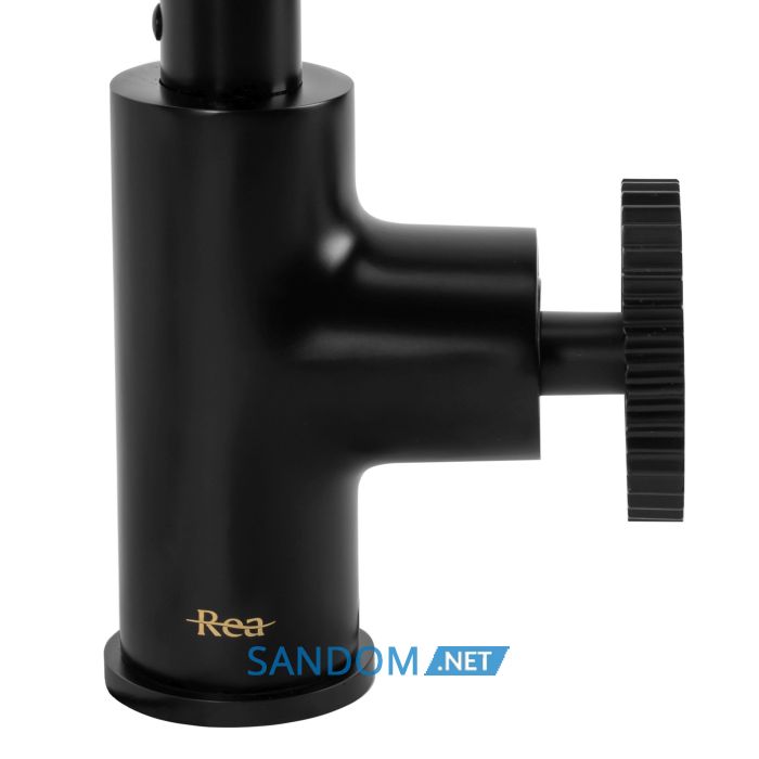 Смеситель для кухни REA VERTIGO SIDE BLACK черный высокий