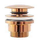 Донный клапан для умывальника REA KLIK-KLAK L. ROSE GOLD розовое золото