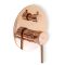 Душевой гарнитур скрытого монтажа REA LUNGO ROSE GOLD + BOX розовое золото