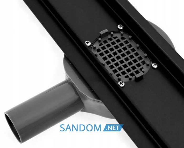 Трап для душа REA NEO PRO BLACK 2в1 черный 70 см