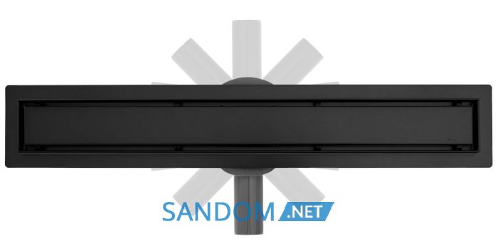 Трап для душа REA NEO PRO BLACK 2в1 черный 80 см