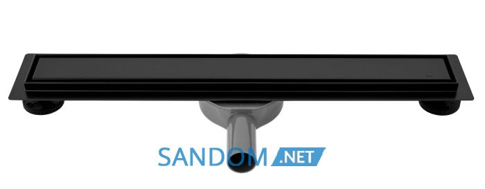 Трап для душа REA NEO PRO BLACK 2в1 черный 90 см