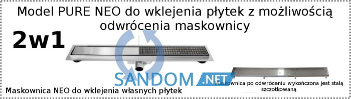 Трап для душа REA PURE NEO 80 см