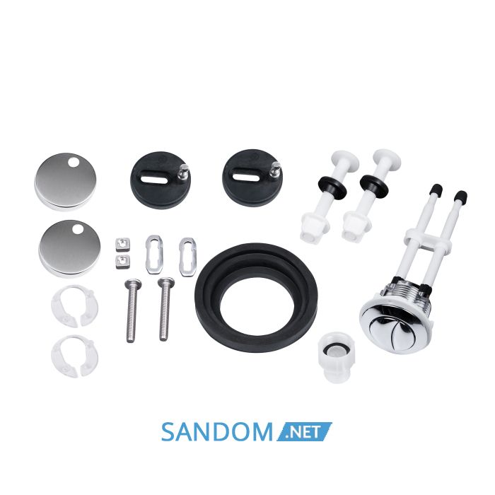 Унитаз-компакт Qtap Cardinal безободковый с сиденьем Soft-close QT0422C666PW
