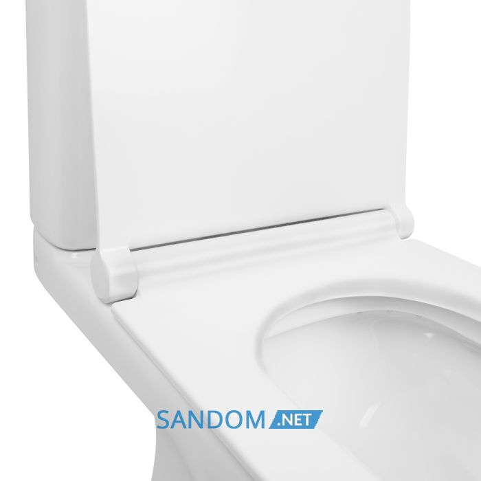 Унитаз-компакт Qtap Kolibri с сиденьем Soft-close QT1022C667PW