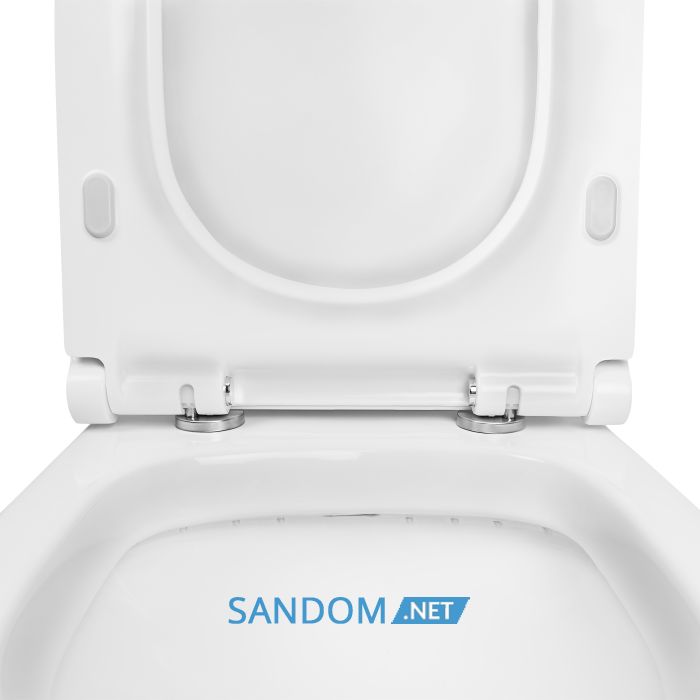 Унитаз-компакт Qtap Kolibri с сиденьем Soft-close QT1022C667PW