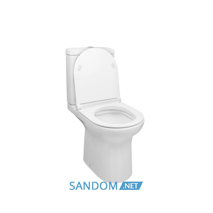 Унитаз-компакт Qtap Kolibri с сиденьем Soft-close QT1022C667PW