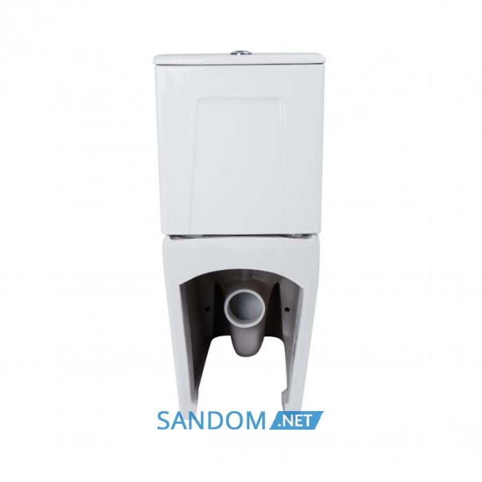 Унитаз-компакт Qtap Nando безободковый с сиденьем Soft-close QT12221222AW
