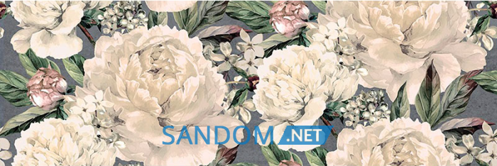 Плитка для стен Cersanit Gracia Grey Flower Satin 20х60