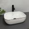Умывальник накладной VBI RAVENNA WHITE BLACK EDGE 45,5x32