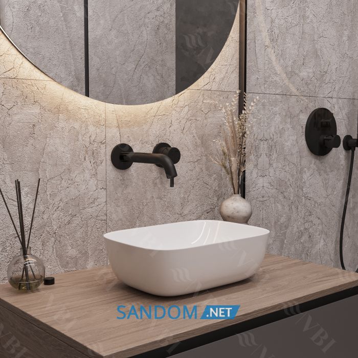 Умивальник накладний VBI RAVENNA S WHITE 36x25