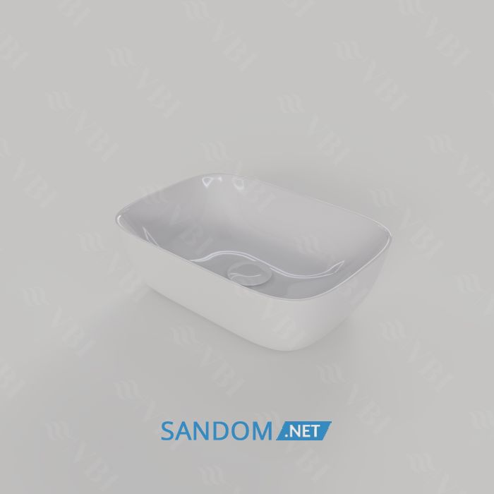 Умивальник накладний VBI RAVENNA S WHITE 36x25