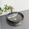 Умивальник накладний VBI PRATO BLACK ONYX MATT 38x38