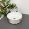 Умивальник накладний VBI PRATO BRUSH SILVER WHITE 36x36