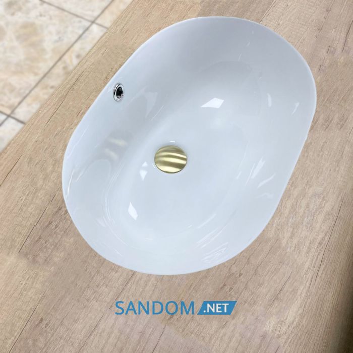 Умивальник врізний VBI MIRANDOLA WHITE 57x38,5