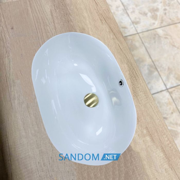 Умивальник врізний VBI MIRANDOLA WHITE 57x38,5